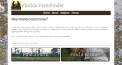 Desktop Screenshot of floridafarmfinder.org