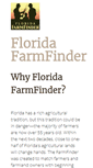Mobile Screenshot of floridafarmfinder.org
